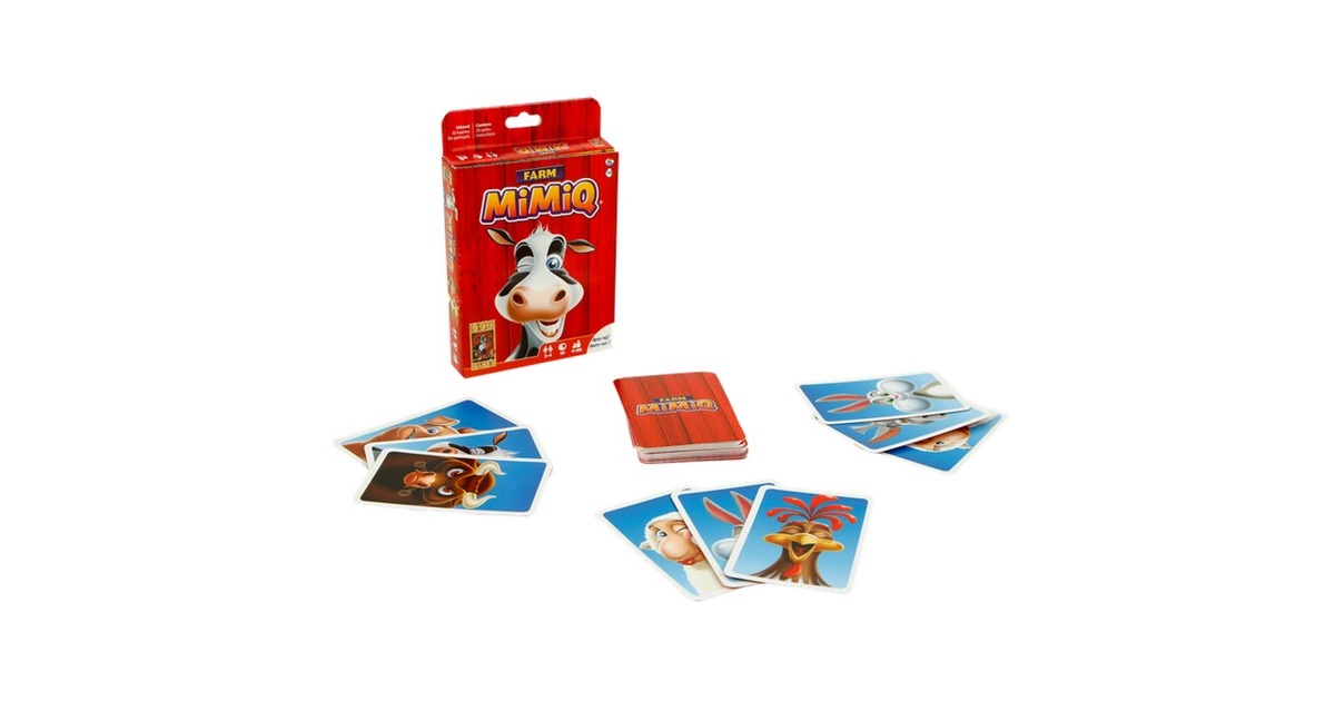 999 GamesMimiq Farm Kaartspel  (Nederlands, 2 - 4 spelers, 10 minuten, Vanaf 4 jaar)