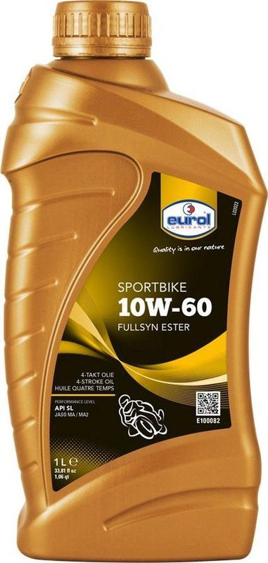 Eurol - Sportbike 10W-60 - Motorolie - VolSynthetisch - 1L