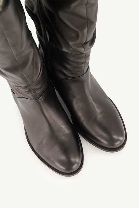 Lederstiefel, XL-Schaft, Weite H