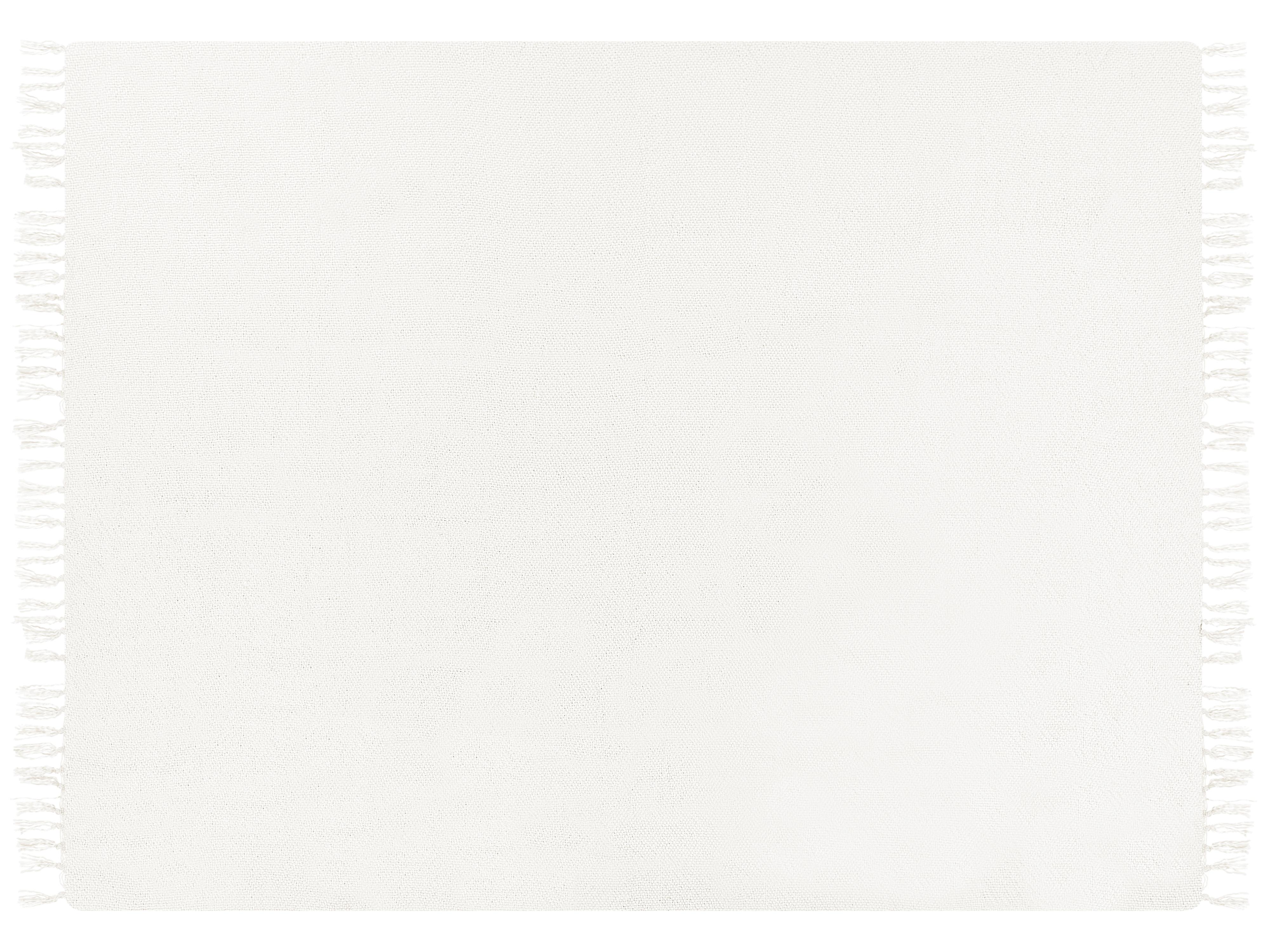 Plaid CHAOHANI Stof 150 x 200 cm Gebroken wit