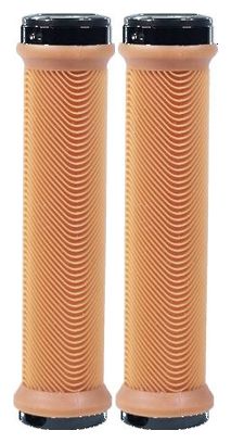 Paire de Grips Sensus Swayze Flangeless Orange Gum
