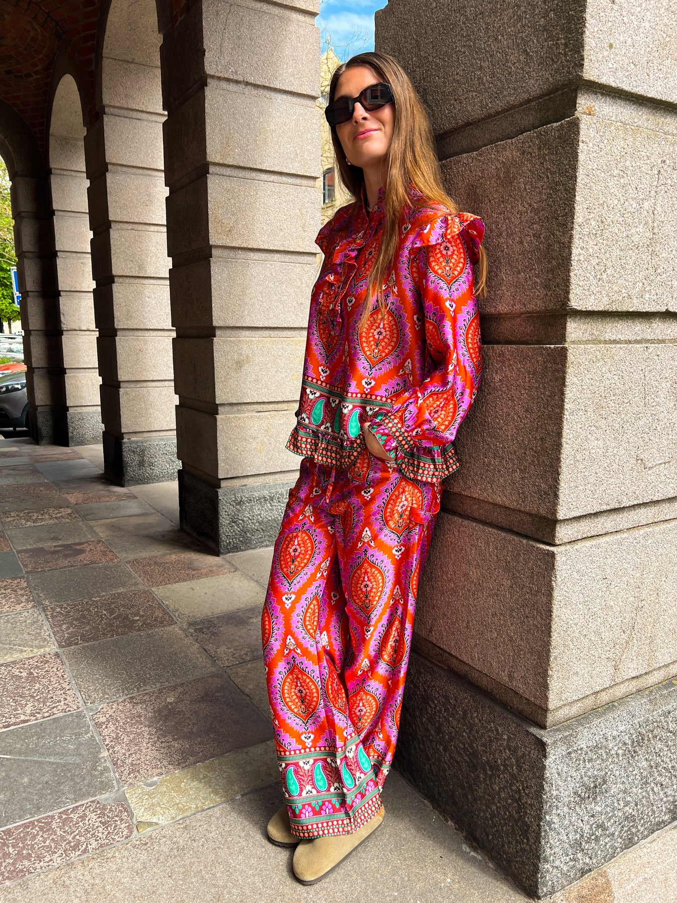 Noella Reno Blouse 1085 trisha print