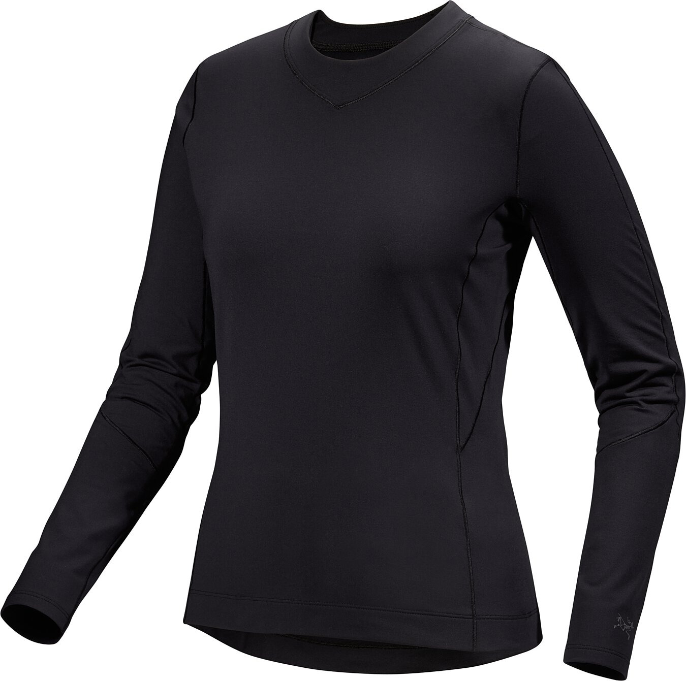 Rho Crew Neck LS Dame Black