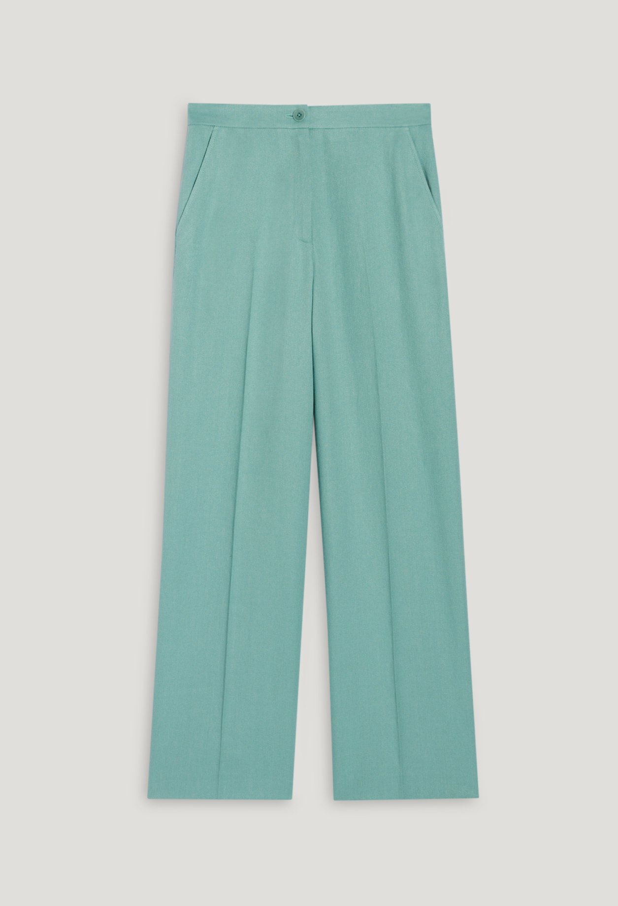 Pantalon de tailleur lin melange