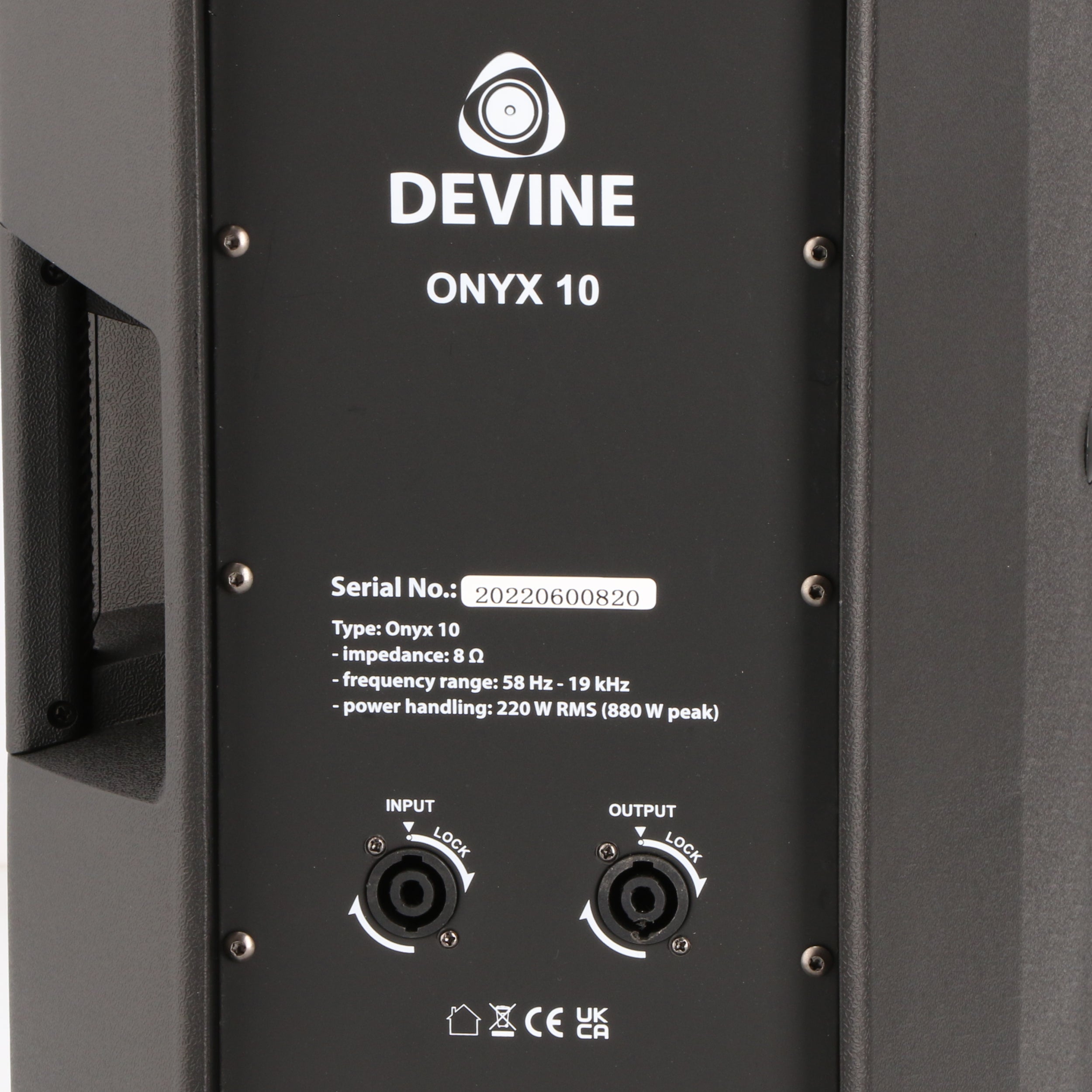 Devine Onyx 10 set (2x) + versterker
