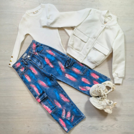 Rib & Buttons top - 3 colors