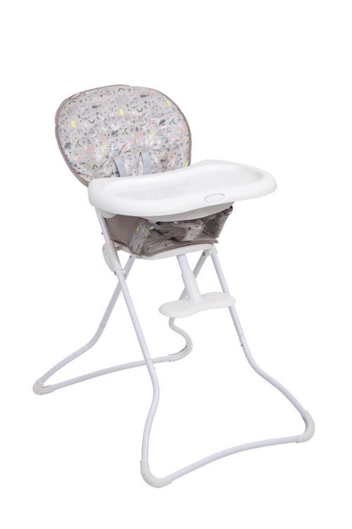 Chaise-haute Snack N'Stow Gris à motifs