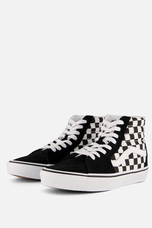 Vans Checkerboard HI Sneakers zwart Textiel