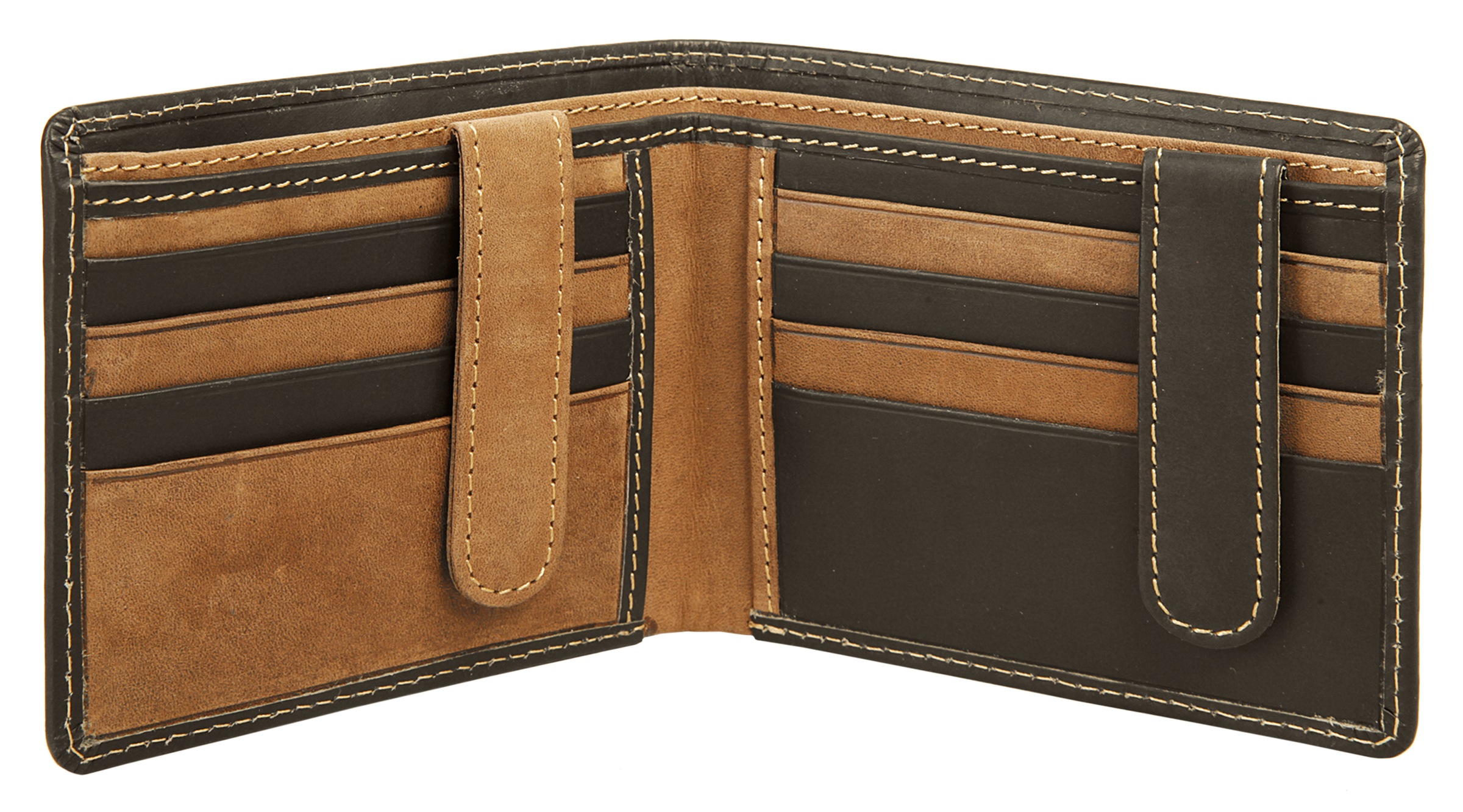 BODENSCHATZ Brieftasche »BICOLOUR« echt Leder