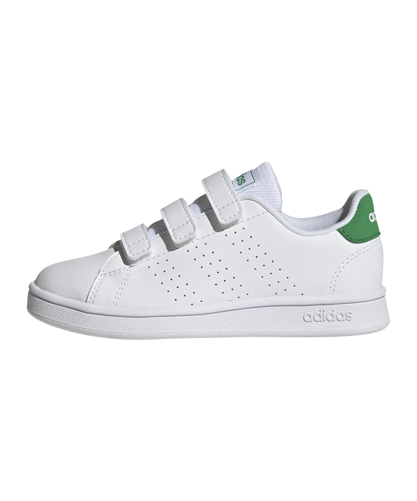 adidas Advantage Court Lifestyle Hook-and-Loop Weiss