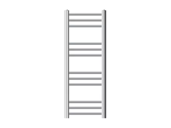 LuxeBath Radiateur Électrique Chrome Droite 300x800 mm + Résistance 300W et Thermostat Commande Tactile