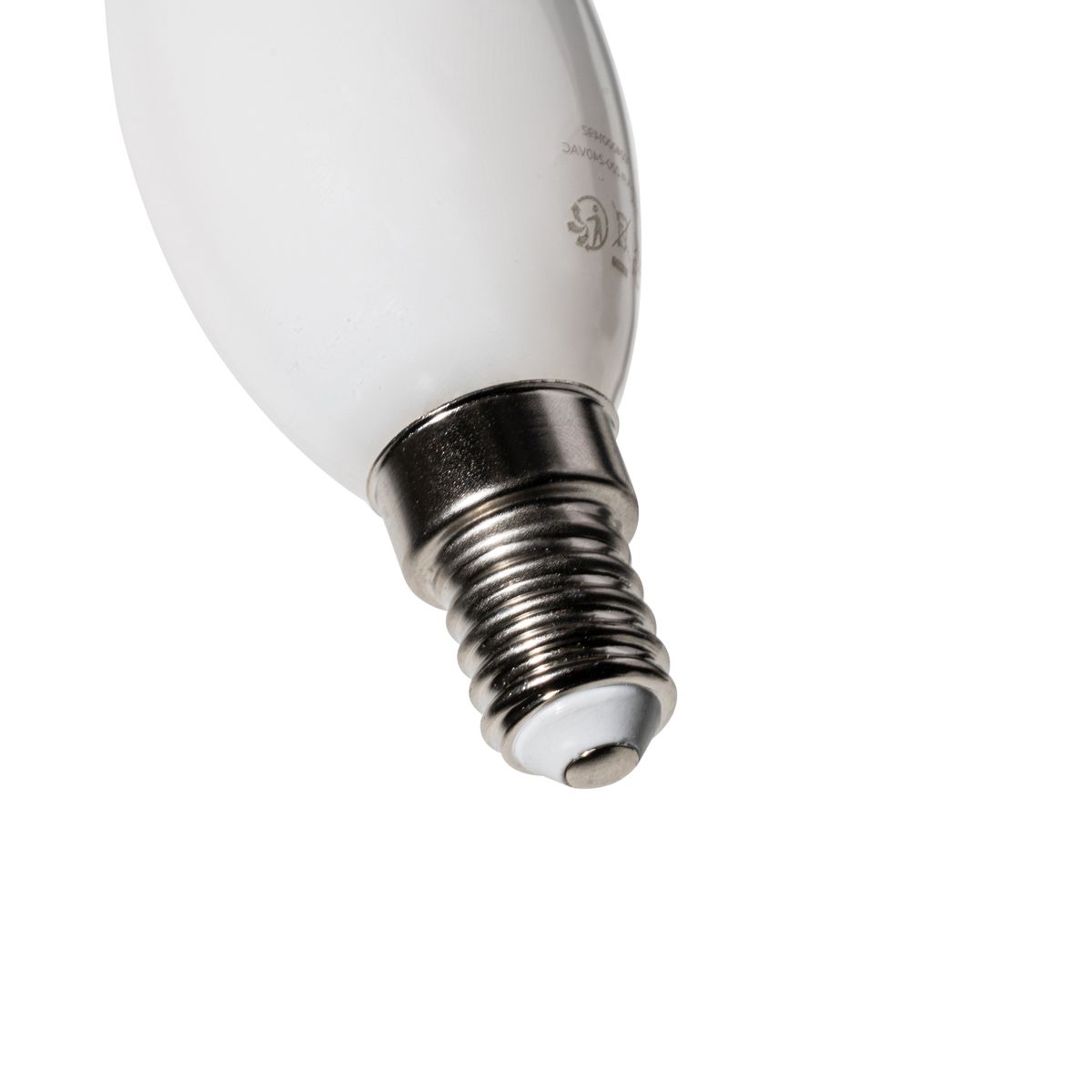 E14 dimbare LED lamp BXS35 opaal 4W 450 lm 2700K