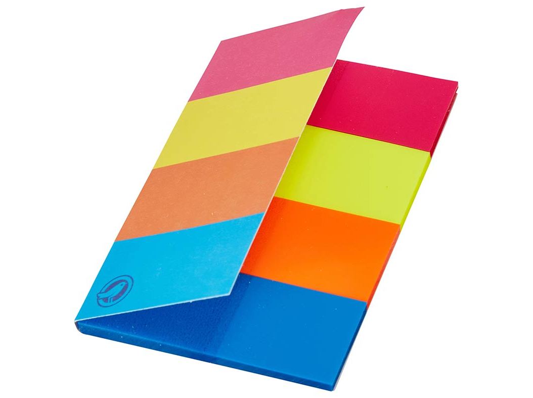 CONJUNTO 4X40 MARCADORES ADERENTES AUCHAN 4 CORES 20X50CM