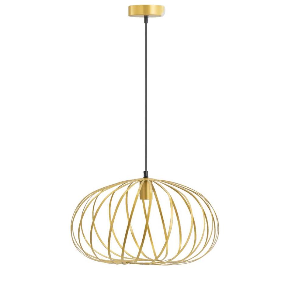 Hanglamp Pamplona E27 - goudkleur - 25xØ45,5 cm