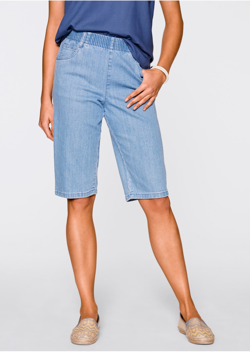 Lot de 2 bermudas extensibles