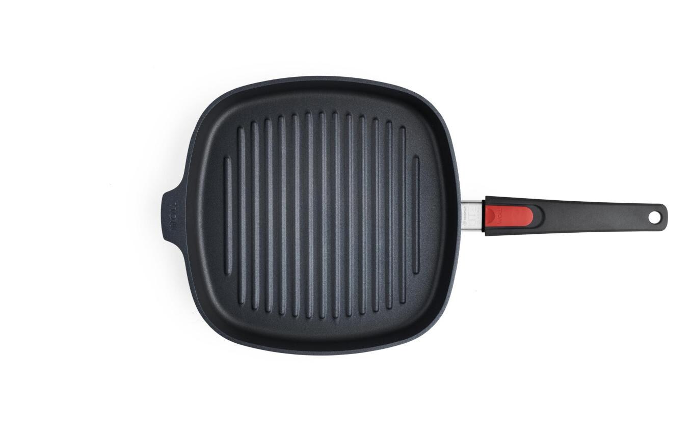 Grillpfanne Diamond Lite 28 x 28 cm<br>Viereckige Guss-Grillpfanne mit Rillen