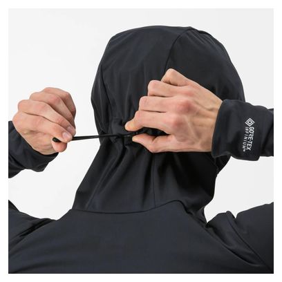 Veste Manches Longues Castelli Trail Hoodie Noir