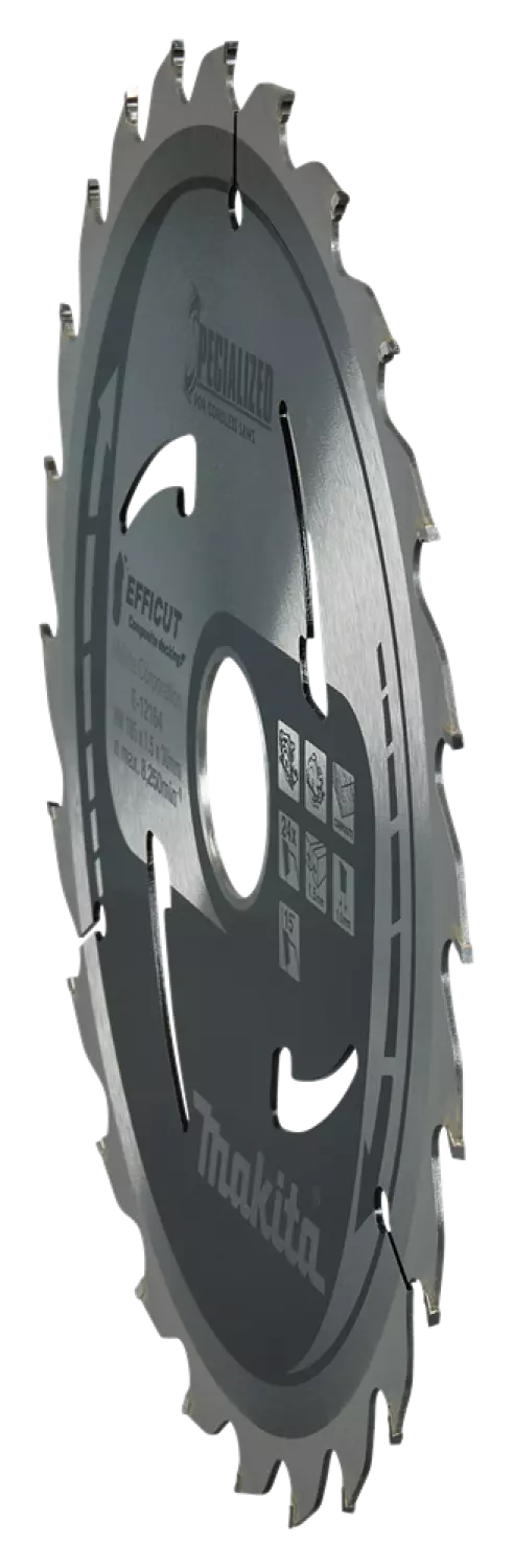 Makita E-12164 Efficut Cirkelzaagblad WPC - 185x30x1,5mm 24T