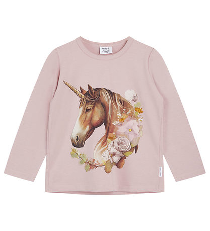 Hust and Claire Bluse - Anie - Dusty Rose m. Enhj?rning