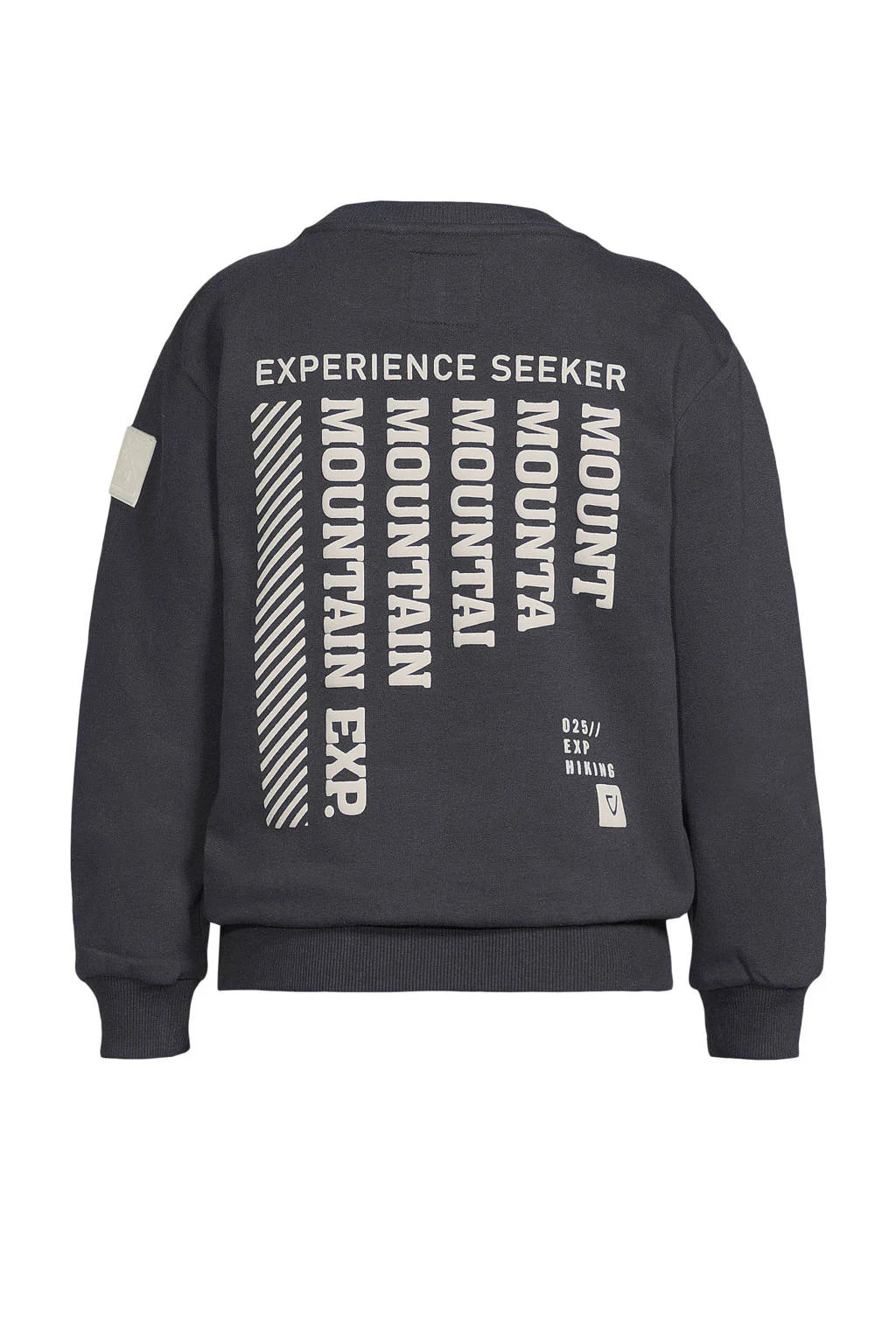 No Way Monday sweater grijs
