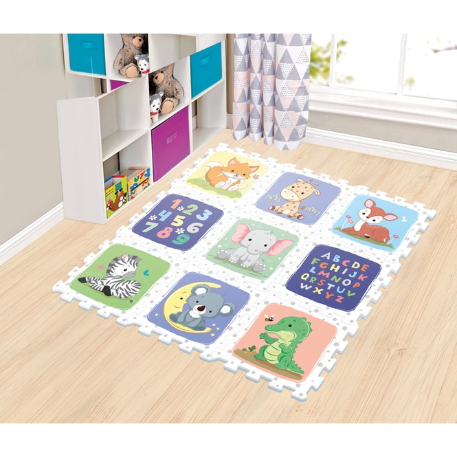 Besttoy - Soft Puzzlematte -Tiere - 9 Teile