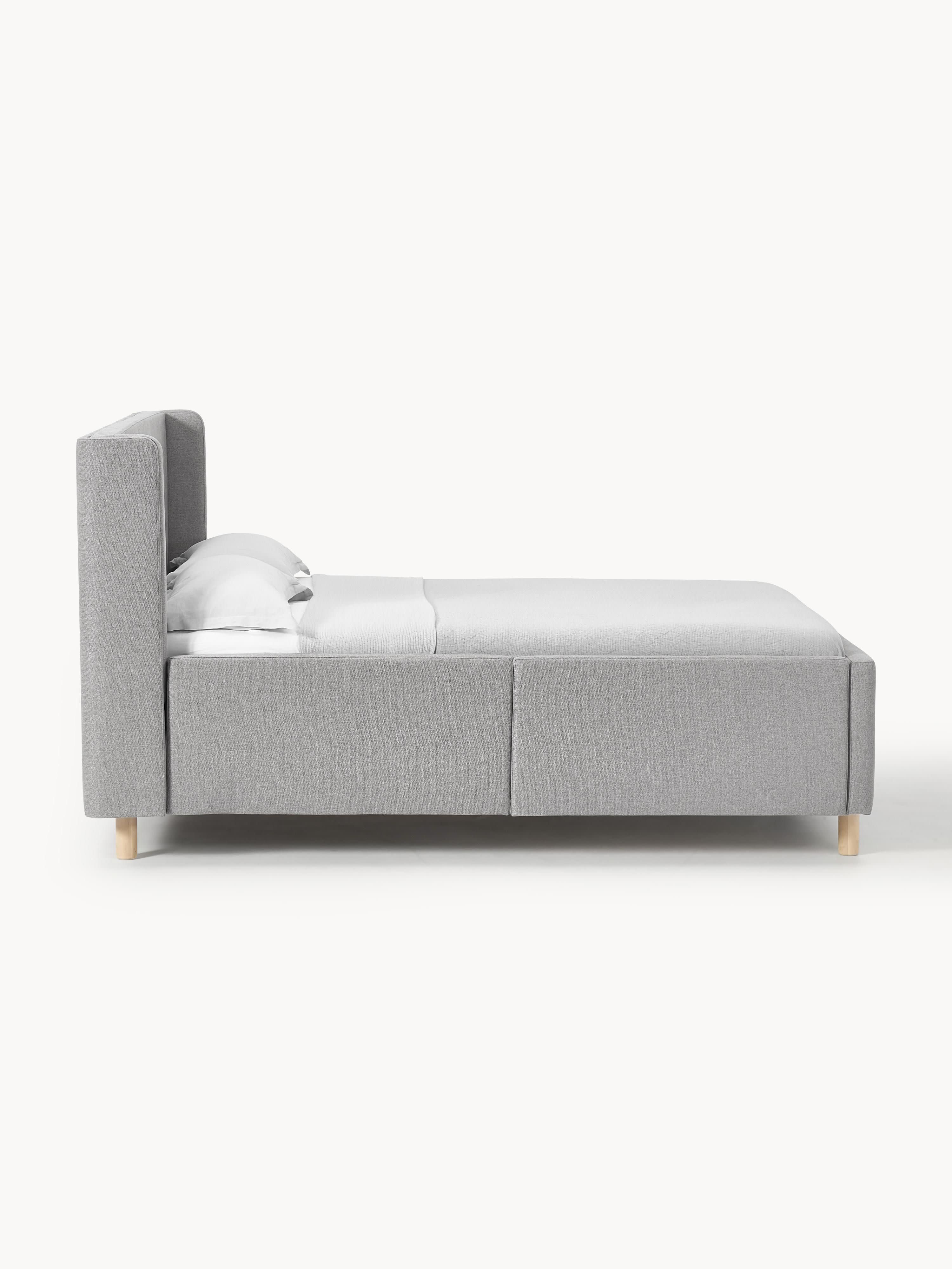 Gestoffeerd bed Arche met lades