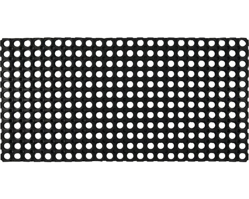 Domino zwarte rubberen honingraatmat 50x100 cm