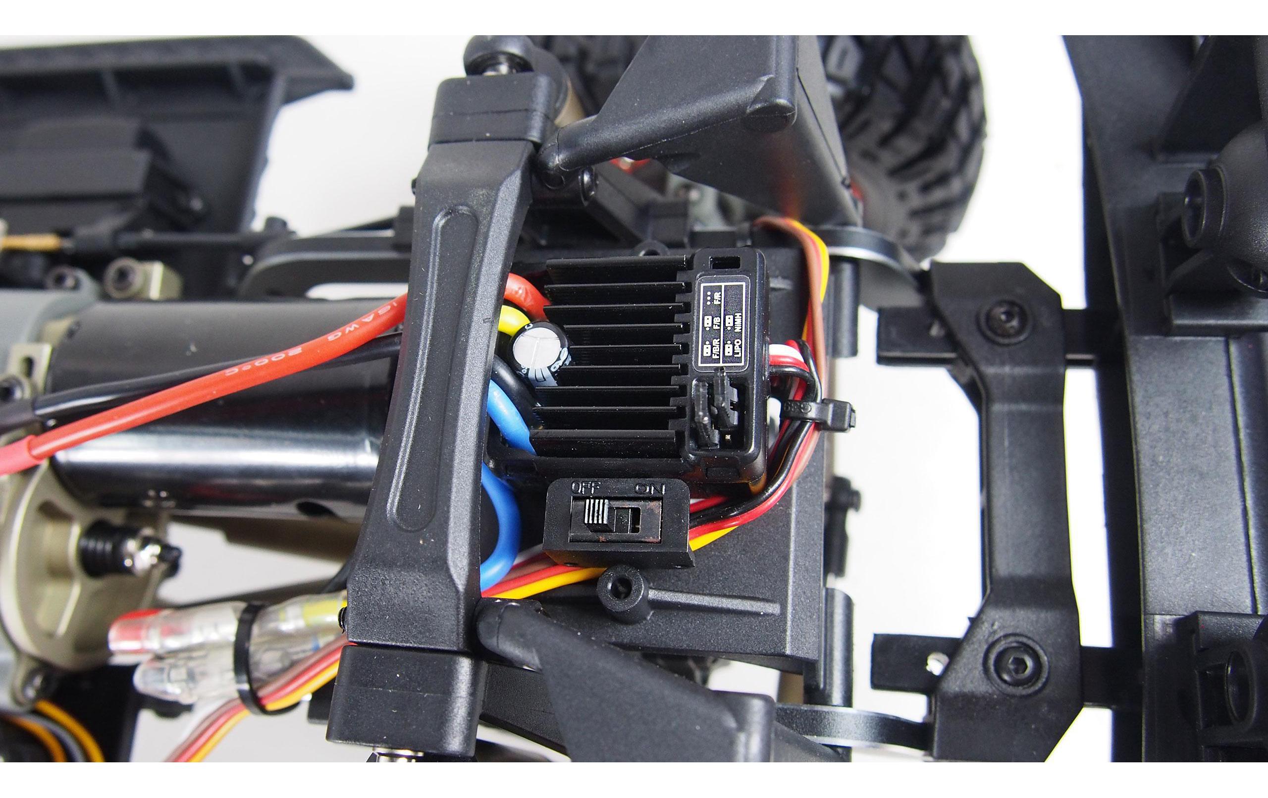 Scale Crawler AMXRock RCX10P Pro Weiss, ARTR, 1:10<br>Rockcrawler mit Differntialsperren, 2-Gang Getriebe und Portalachsen
