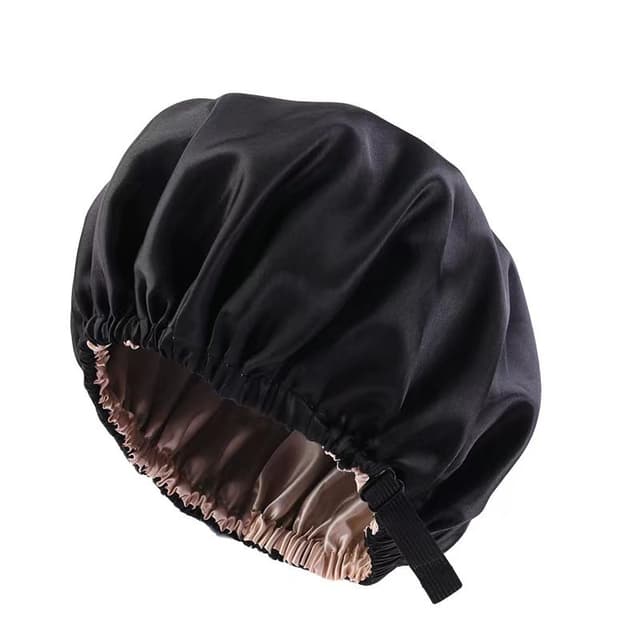 Justerbar satin sovehætte