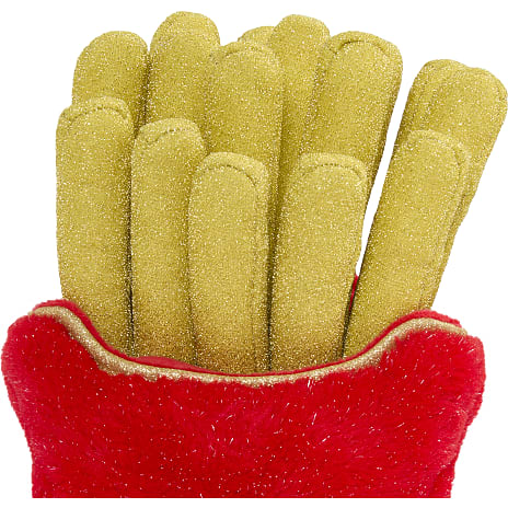 Fao Schwarz Pommes frites bamse m. lyd og lys