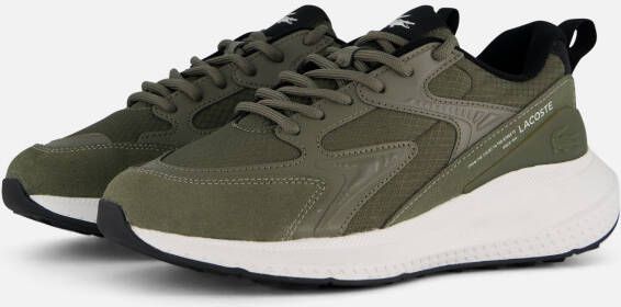Lacoste L003 Evo Heren Sneakers Legergroen Wit