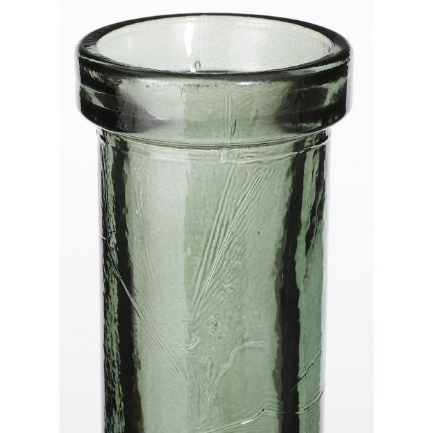 Rioja fles glas grijs - h75xd18cm