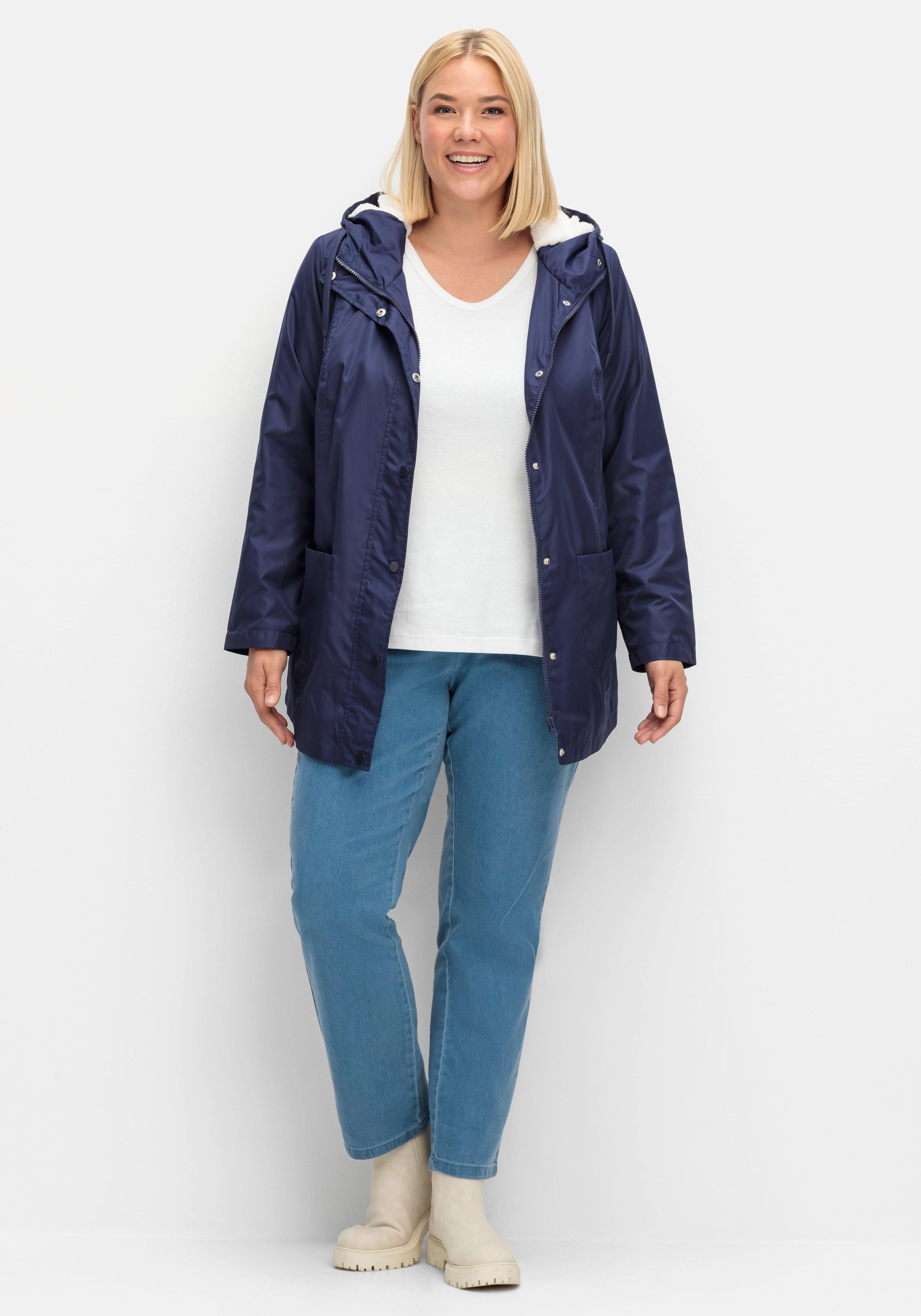 Windjacke mit Futter aus Teddyfleece