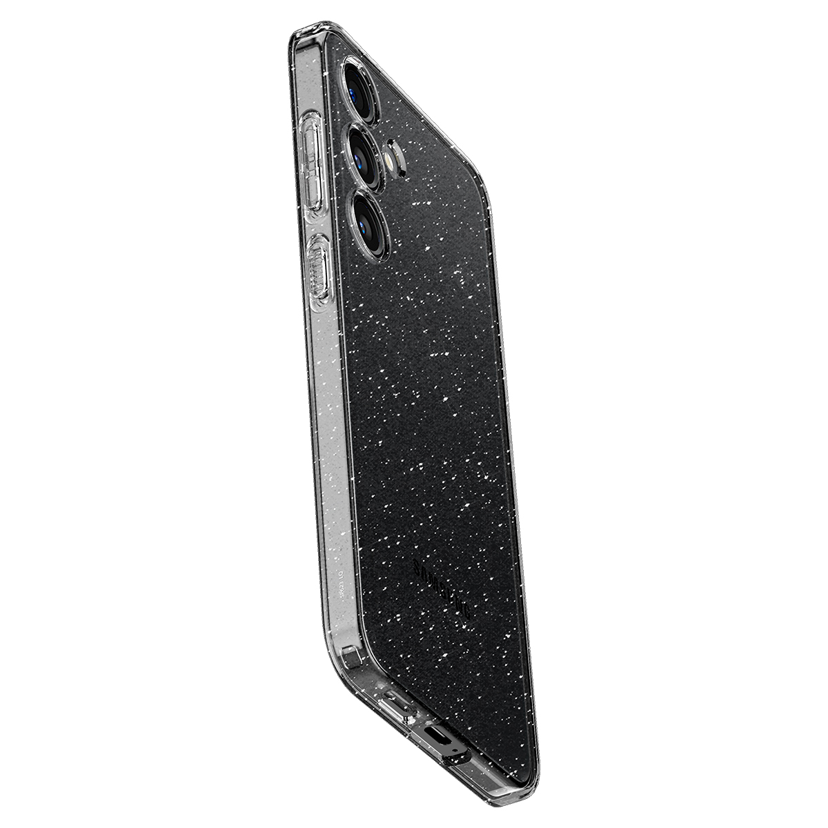 Samsung Galaxy S24  Plus Liquid Crystal Glitter Case Gummi Hülle (ACS07325) - Crystal Quartz (Transparent)