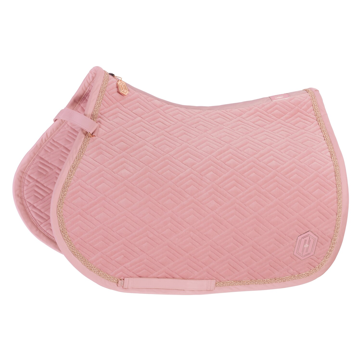 ESKADRON Heritage Schabracke Velvet Emblem - pearl rose