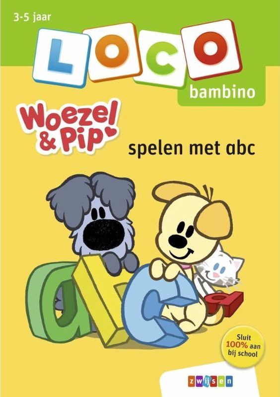 Loco Bambino Woezel en Pip, spelen met ABC. 3+