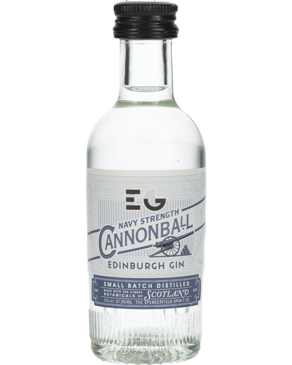 Edinburgh Cannonball Navy Strength Gin Mini 5 cl