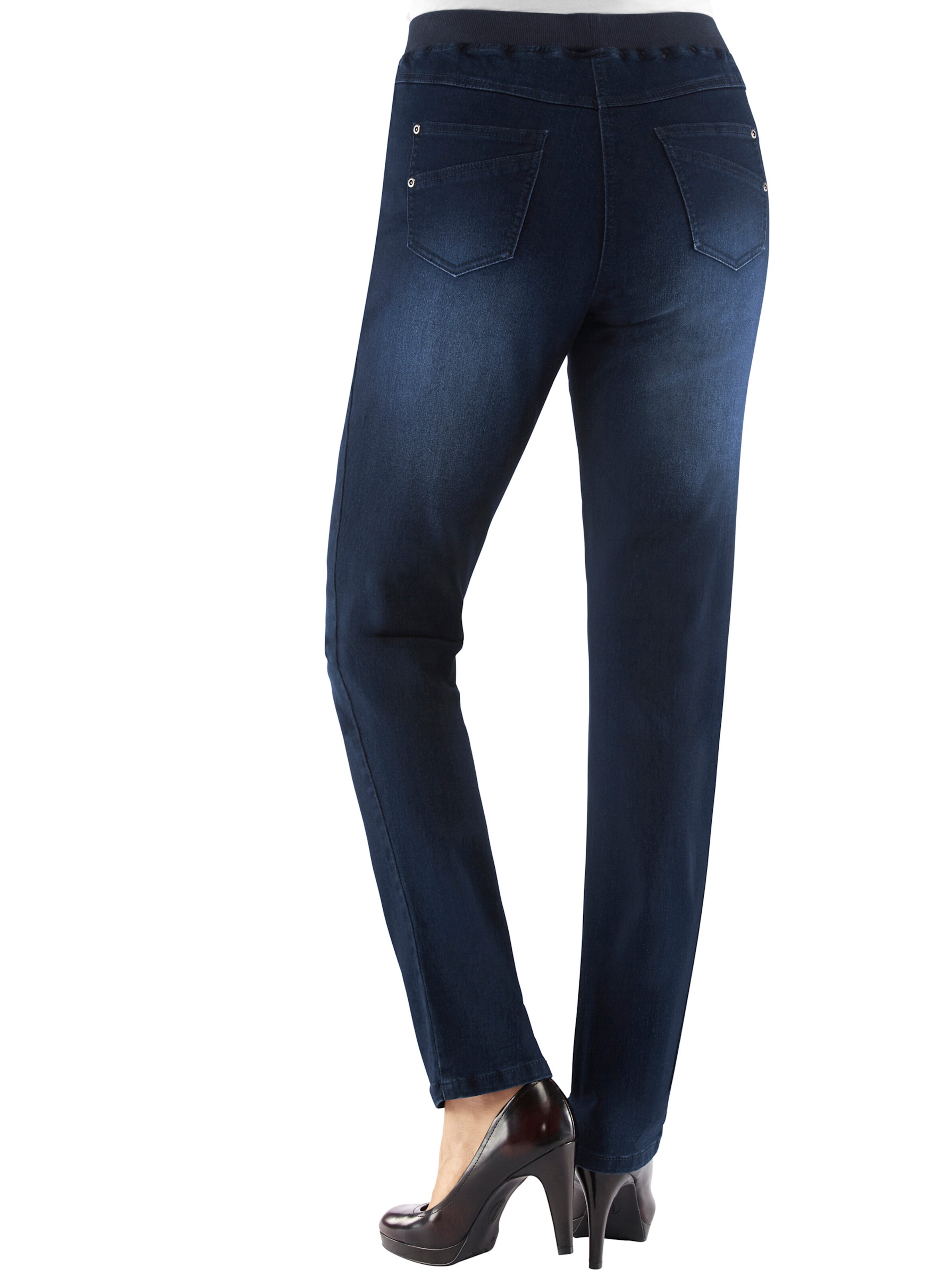 Schlupfjeans in dark blue