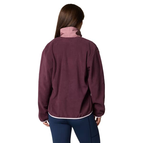 Sweat polaire COLUMBIA SEQUOIA GROVE HALF ZIP FLEECE W MOONVISTA/FIG/PINK DAWN