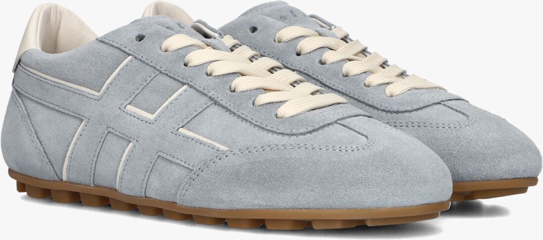 blauwe hogan lage sneakers h693 allacciato h