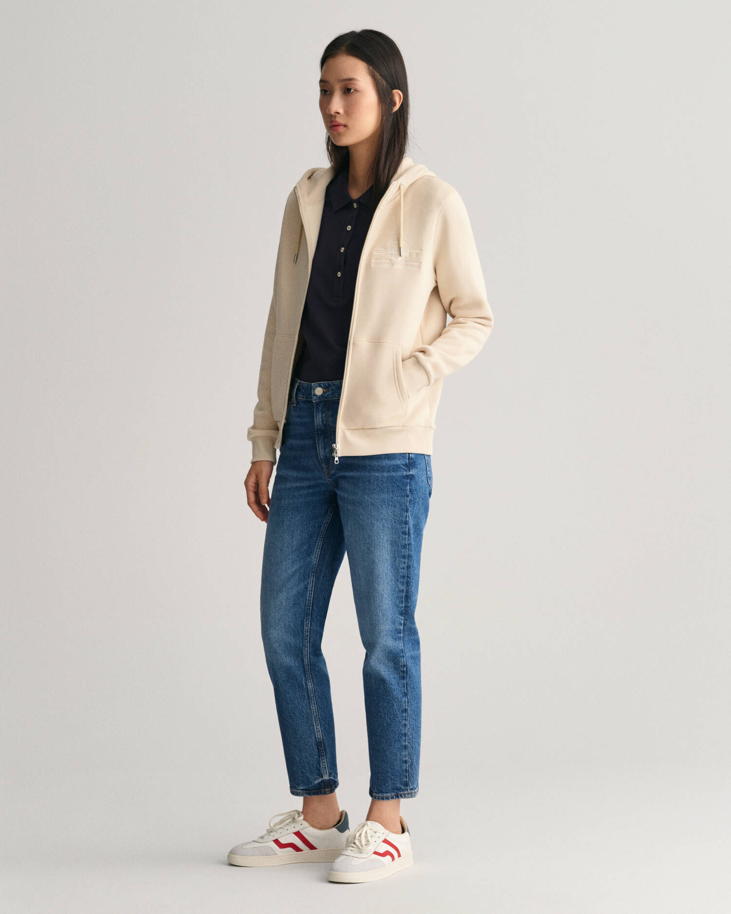 Gant| Damen Sweatjacke TONAL ARCHIVE SHIELD