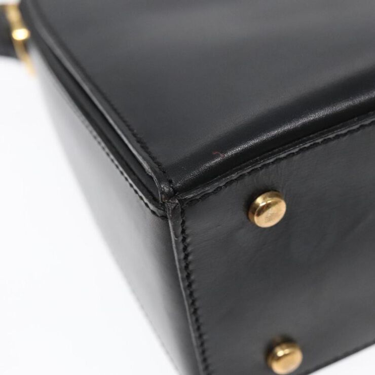 Celine Vintage Celine Crossbody Bag Black