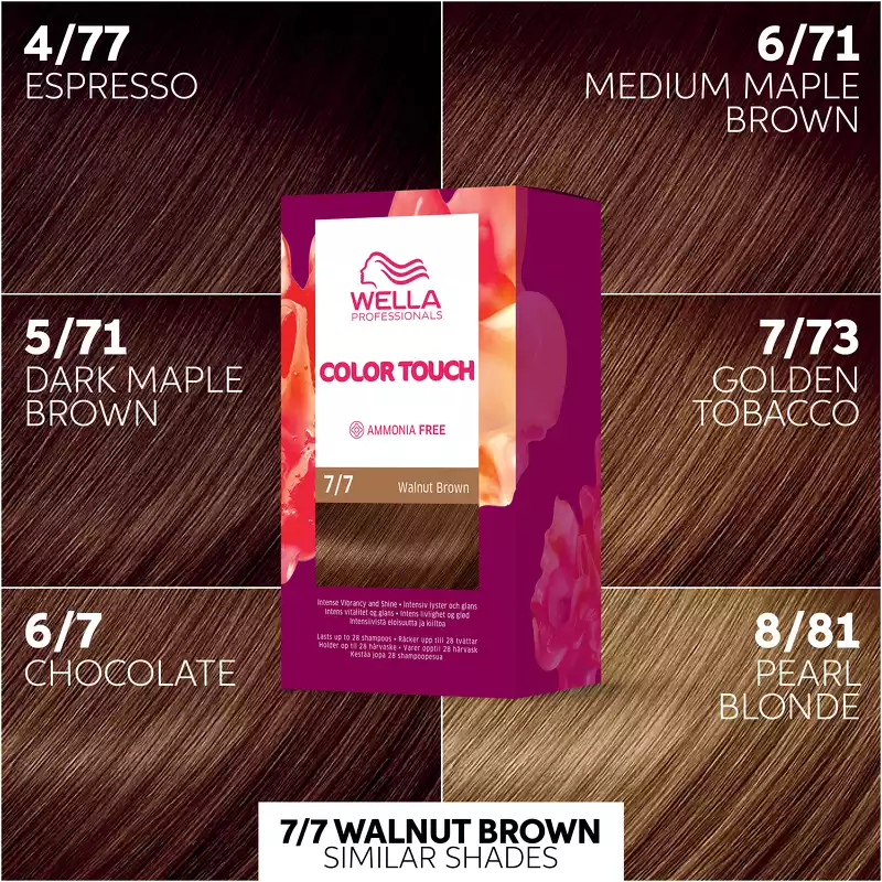 Wella Professionals Color Touch Deep Brown - 7/7 Walnut Brown