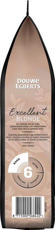 Douwe Egberts Excellent Blonde koffiebonen - Intensiteit 6/9 - 4 x 500 gram