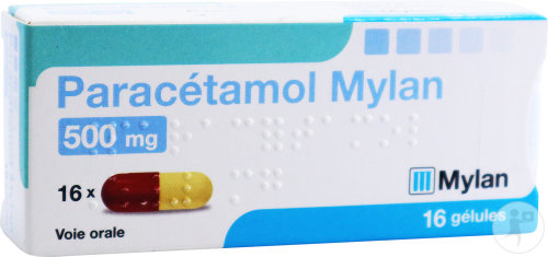 Viatris Paracétamol Gélules 16 Comprimés 500mg