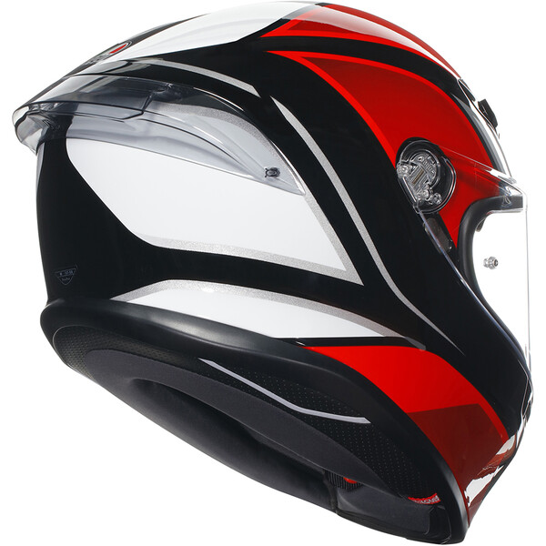 AGV - Casque K6 S Hyphen Rouge / Noir / Blanc
