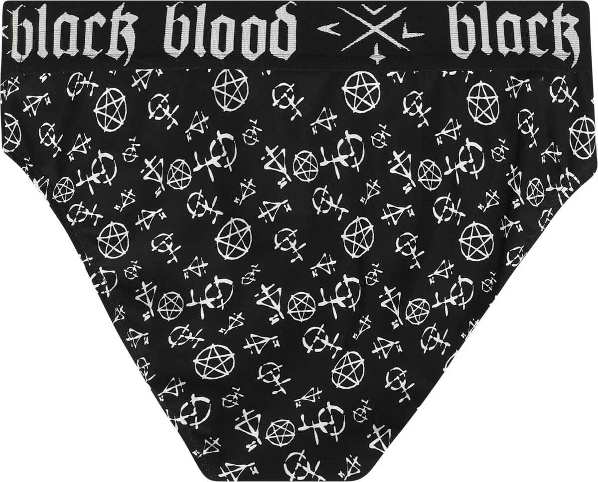 Bas de Bikini avec Pentagramme | Gothicana by EMP Bas de bikini