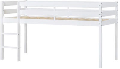 Hoppekids ECO Comfort  Halvhøy Loftseng 90x200, Hvit