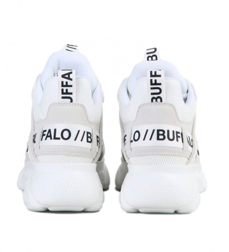 Buffalo Zapatillas CLD Chai Street baixo branco, bege -Altura plataforma: 5cm-