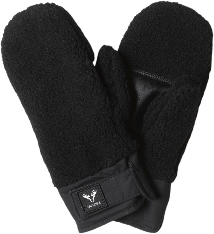 Fat Moose Pile mittens Black